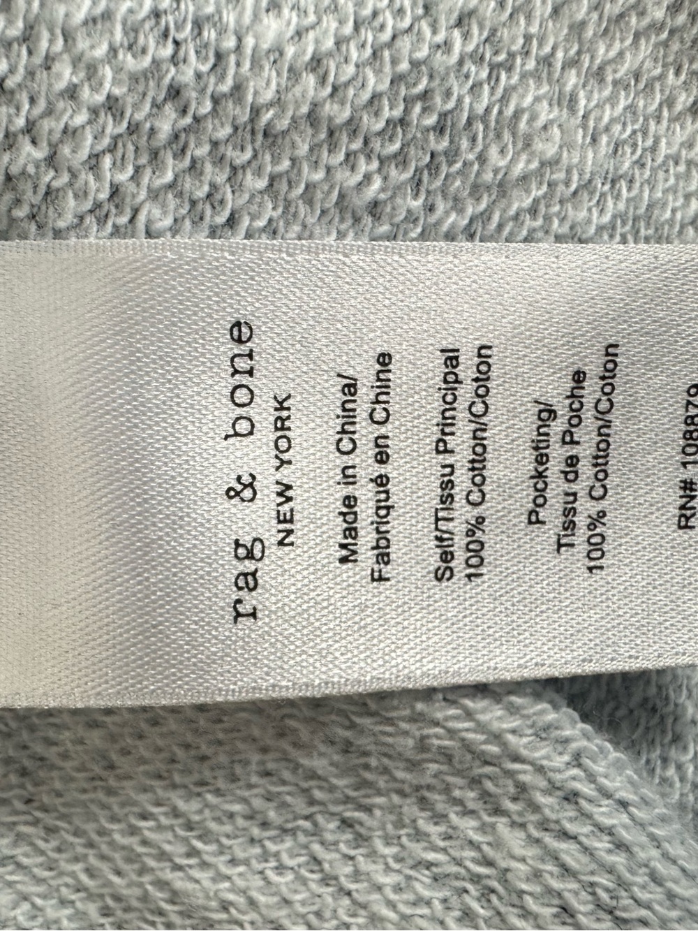 Rag & Bone Miramar Sofie Wide Leg Pant Cotton Jean High Waist Pant 27 A - Picture 11 of 12